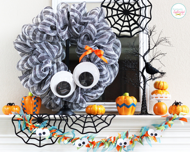 This giant googly eye wreath at Positively Splendid is so adorable! And easy to make, too!