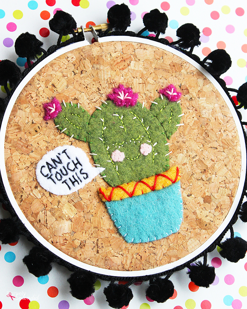 Free Cactus Embroidery Pattern - Easy and adorable!