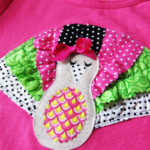 This Thanksgiving ruffled turkey tee at Positively Splendid is absolutely darling! And easy to make, too.