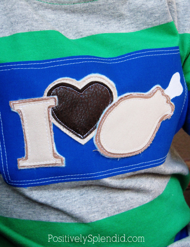 This I (heart} turkey tee at Positively Splendid is so adorable! Perfect for little boys!