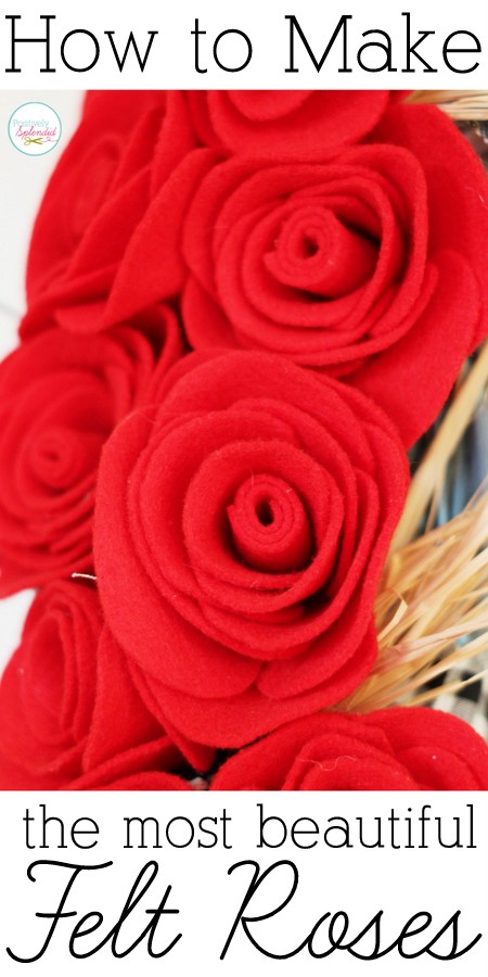 These felt roses at Positively Splendid are absolutely gorgeous. You'll never believe how easy they are to make!