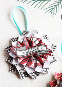 Handmade Paper Christmas Ornaments