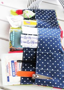 Handmade portable first aid kit