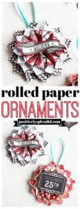 Rolled Paper DIY Christmas Ornaments