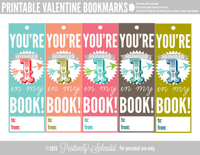 printable valentine bookmarks