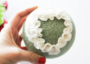Felt Heart Kissing Ball Tutorial