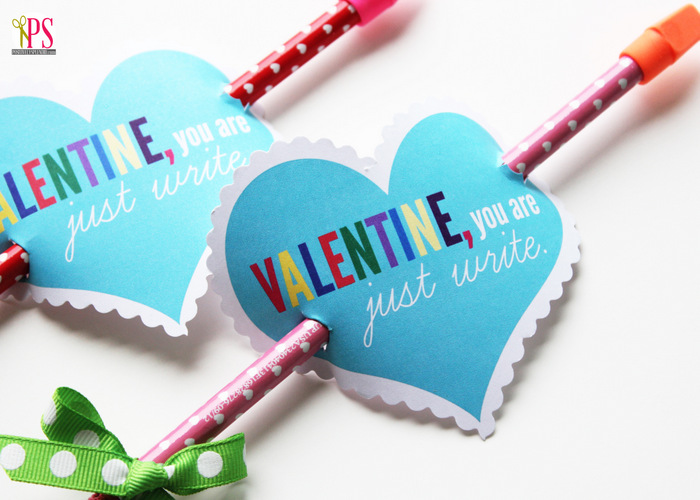 Free Printable DIY Pencil Valentines