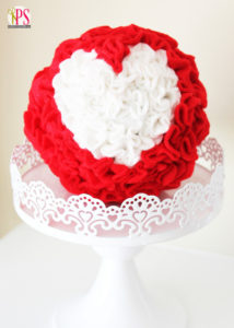 Felt Heart Kissing Ball Craft