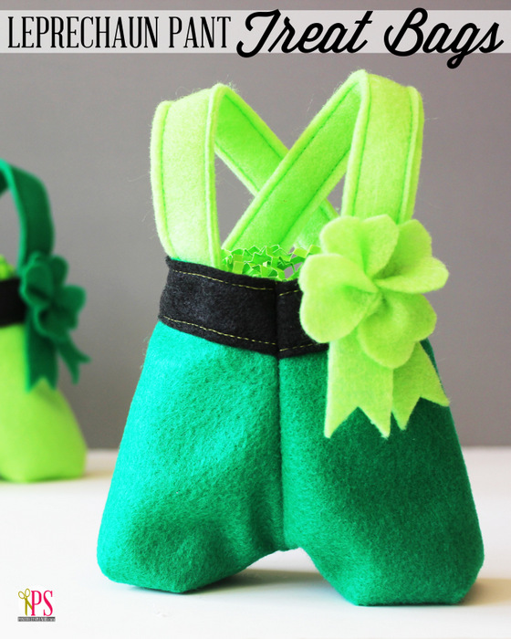 Leprechaun Pants Treat Bag | Easy St Patrick’s Day Decorations | Sewing Projects | Featured