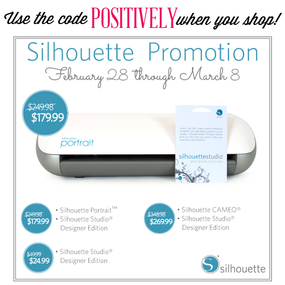 Silhouette March Promotion :: PositivelySplendid.com