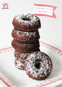 Baked Chocolate Cake Doughnuts