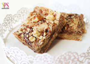 Chocolate-Marbled Blondies Recipe :: PositivelySplendid.com