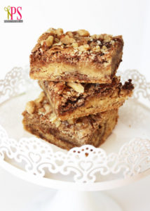 Chocolate-Marbled Blondies Recipe :: PositivelySplendid.com