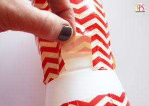 Upcycled Plastic Container and Duct Tape Vase Craft :: PositivelySplendid.com