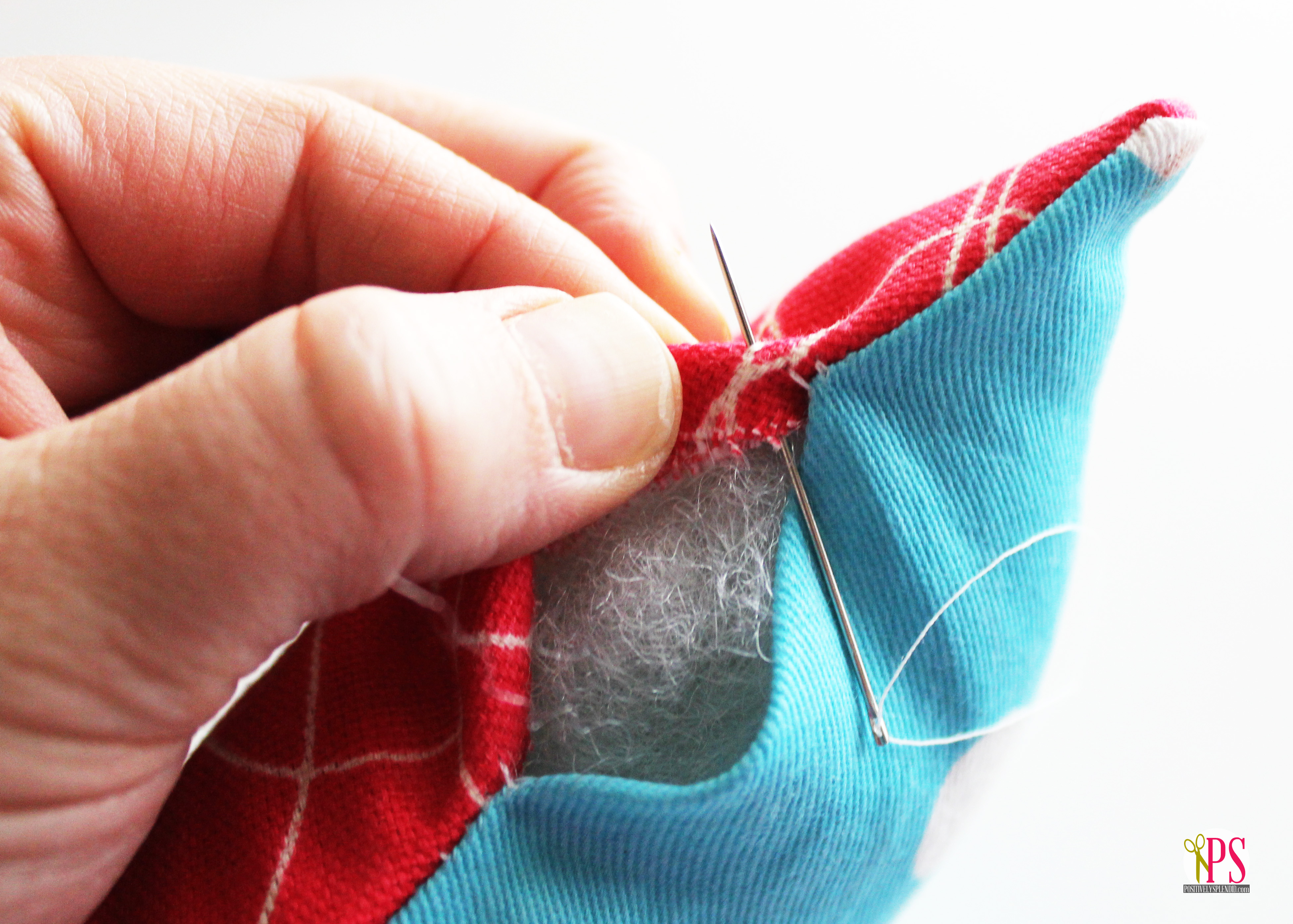 How to Sew Openings Closed by Hand with a Ladder Stitch