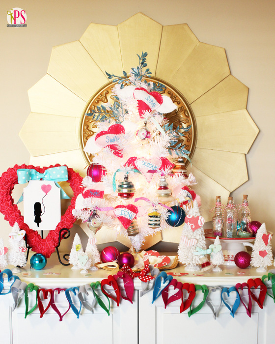 Valentine's Day Vignette (Valentine Tree) - Positively Splendid