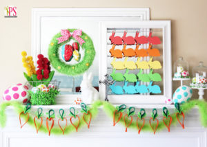 Easter Mantel Decorations :: PositivelySplendid.com