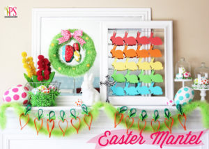 Easter Mantel Decorations :: PositivelySplendid.com