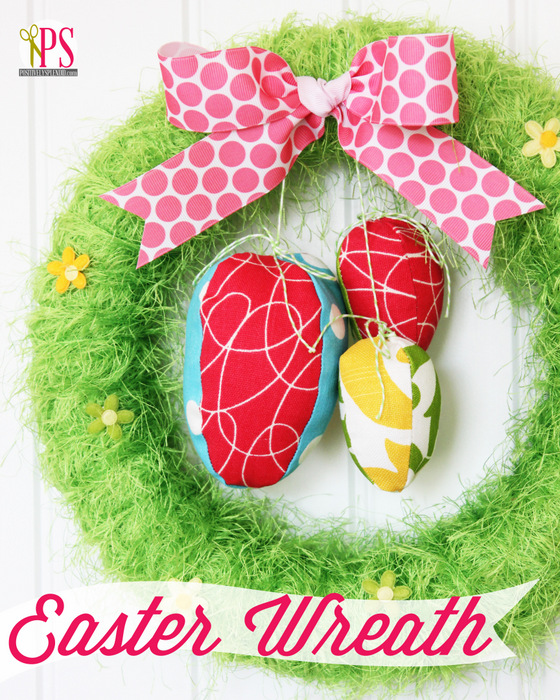Easter Egg Wreath :: PositivelySplendid.com