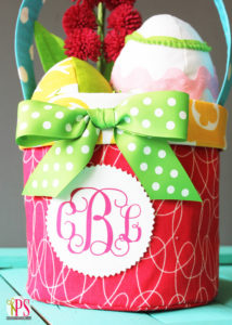 Fabric Easter Basket Pattern :: PositivelySplendid.com
