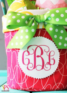 Fabric Easter Basket Pattern :: PositivelySplendid.com