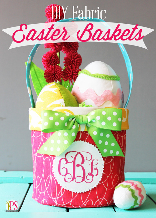 Fabric Easter Basket Pattern :: PositivelySplendid.com