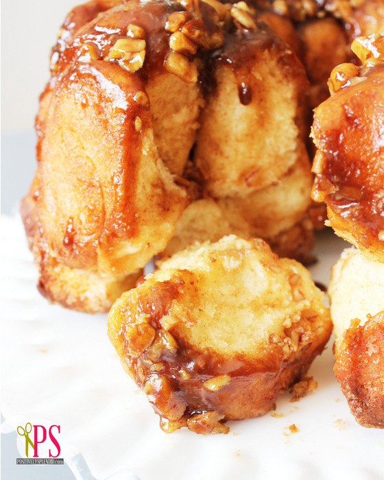 Caramel-Pecan Monkey Bread from Scratch :: PositivelySplendid.com