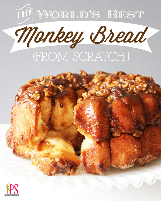 Caramel-Pecan Monkey Bread from Scratch :: PositivelySplendid.com