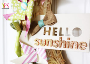 Spring Pinwheel Wreath :: PositivelySplendid.com