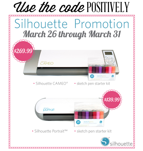 silhouette pen promotion