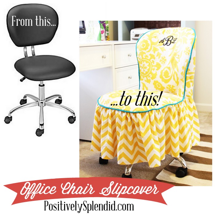 Office Chair Slipcover Tutorial And Slipcover Tips