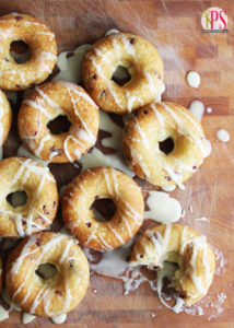 Baked Cranberry-Orange Doughnuts with Orange-Vanilla Glaze :: PositivelySplendid.com