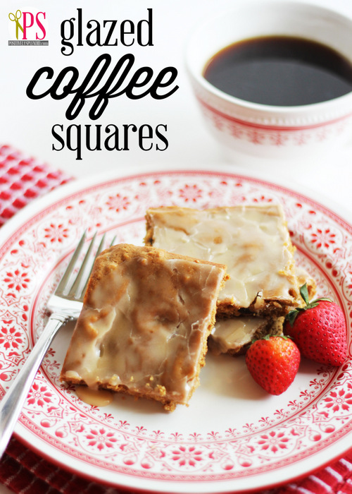Glazed Coffee Squares :: PositivelySplendid.com