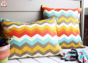Fabric-Decoupaged Clay Pots :: PositivelySplendid.com