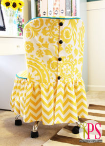 Office Chair Slipcover Tutorial :: PositivelySplendid.com