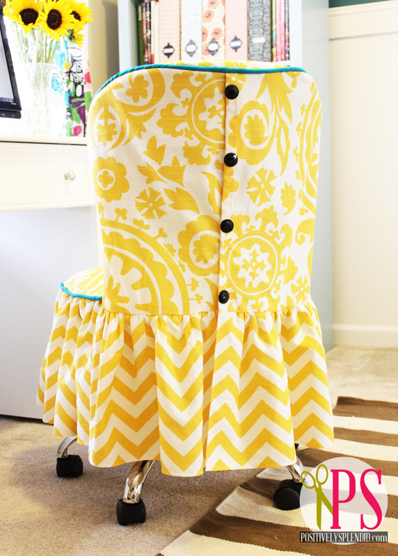 Office Chair Slipcover Tutorial And Slipcover Tips