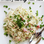 Creamy Curry Cole Slaw :: PositivelySplendid.com