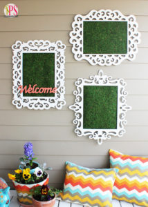 Framed Moss Outdoor Wall Art :: PositivelySplendid.com