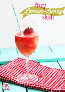 Fizzy Lemon-Berry Slush