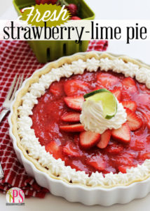 Fresh Strawberry-Lime Pie