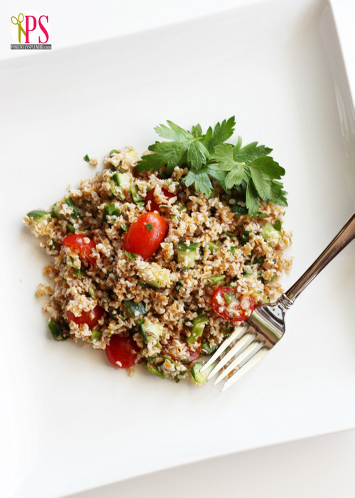 Summer Tabbouleh Salad :: PositivelySplendid.com