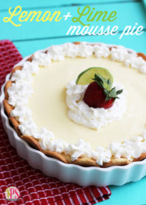 Lemon-Lime Mousse Pie