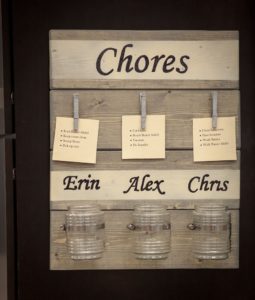 DIH Workshop Chore Chart at the Home Depot
