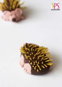 Clay and Spaghetti Hedgehog Kids' Craft :: PositivelySplendid.com