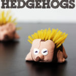 Clay and Spaghetti Hedgehog Kids' Craft :: PositivelySplendid.com