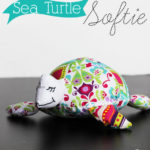 Sea Turtle Softie Pattern and Tutorial at PositivelySplendid.com