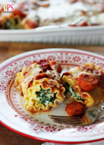 Baked Lasagna Rolls at Positively Splendid