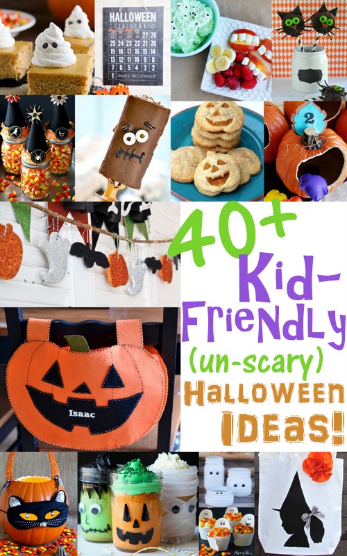 If you have kids, this is a terrific round-up! 40+ Kid-Friendly, Un-Scary Halloween Ideas at Positively Splendid