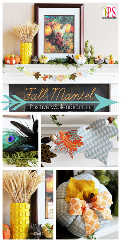 Fall Mantel Collage