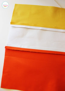 Candy Corn Tote at Positively Splendid. Perfect for trick-or-treat bags!